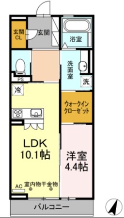 伊豆仁田駅 徒歩8分 3階の物件間取画像